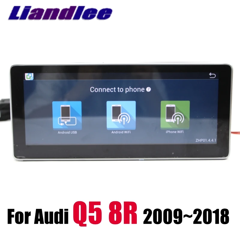 Автомобильный мультимедийный плеер Liandlee NAVI для Audi Q5 8R 2009~ LHD Android 4G ram CarPlay адаптер с радио, gps, wifi 4G навигация