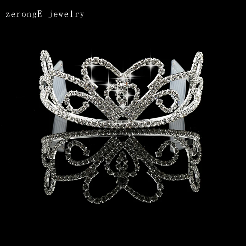 Buy Cheap heart prom crystal tiara and crowns headband