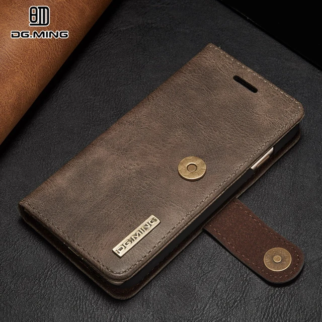Best Price DG.MING Leather Case For Samsung Galaxy A8 2018 case For Coque Samsung A8 Plus 2018 case cover Flip Wallet Phone Cases shell