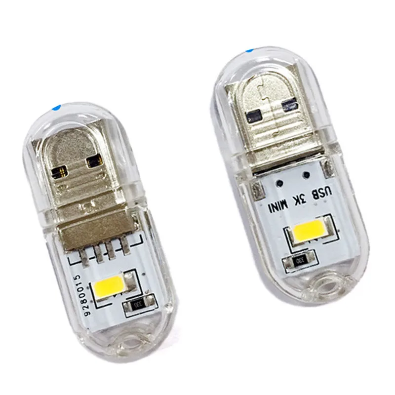 2 Светодиодные ленты мини-лампа с USB Светодиодная лампа для чтения светодиодные фонарики Кемпинг лампа дневного света для ПК и ноутбуки для