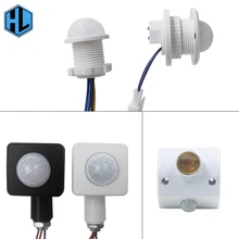 1pcs PIR Adjustable Infrared Motion Sensor 40mm Human Body Detector Time Delay Adjustable Switch for LED Lighting Fixture 1pcs PIR Adjustable Infrared Motion Sensor 40mm Human Body Detector Time Delay Adjustable Switch for LED Lighting Fixture