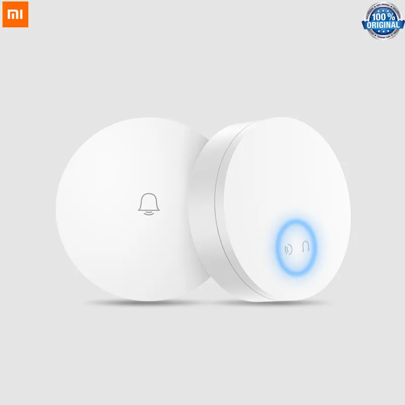 Skup Xiaomi Mijia Linptech WIFI samoczynnie generujący energię bezprzewodowy dzwonek do pracy z aplikacją Mijia inteligentna kontrola funkcja pamięci AC 110 240V
