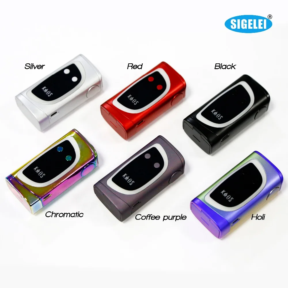 

100% Original vape mod Electronic Cigarette 2017 SIGELEI best selling Sigelei Kaos Spectrum Sigelei vape 10W-230W