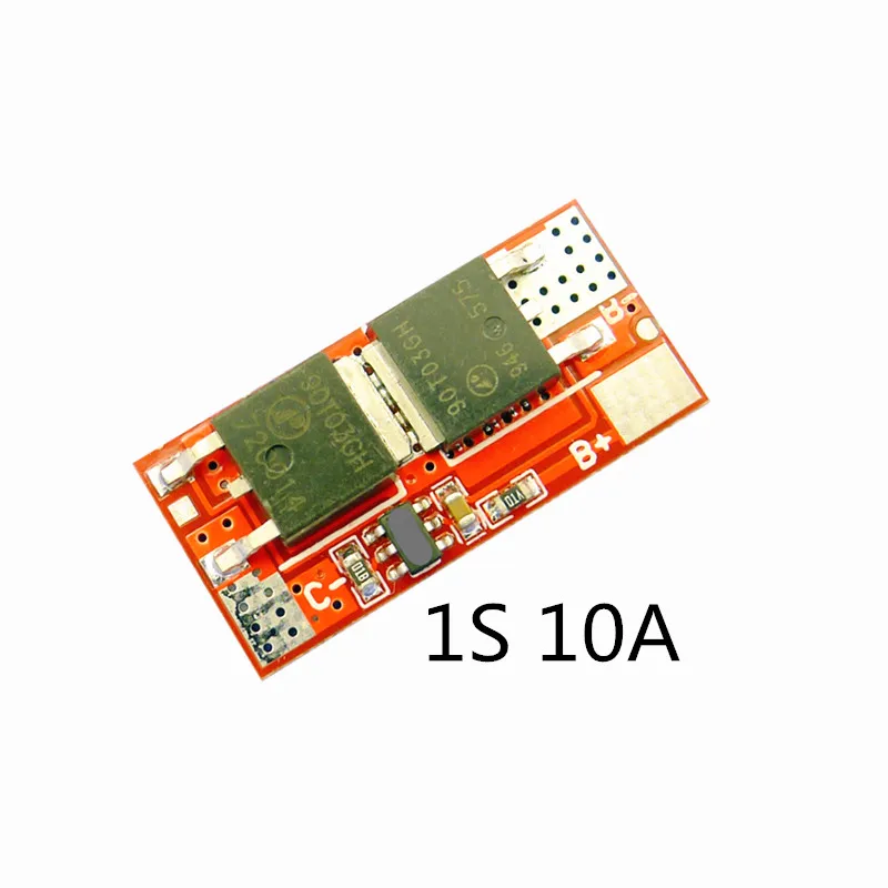 10A 1S 4,2 V PCB PCM BMS зарядное устройство модуль зарядки 18650 Li-Ion Lipo 1S 10A литиевая батарея BMS Защитная печатная плата