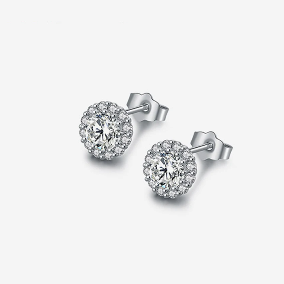 

ZHUOGONG TANG 925 Sterling Silver of classic everyday wear and comfortable Stud Earings For Women's Marry Party Earings R1