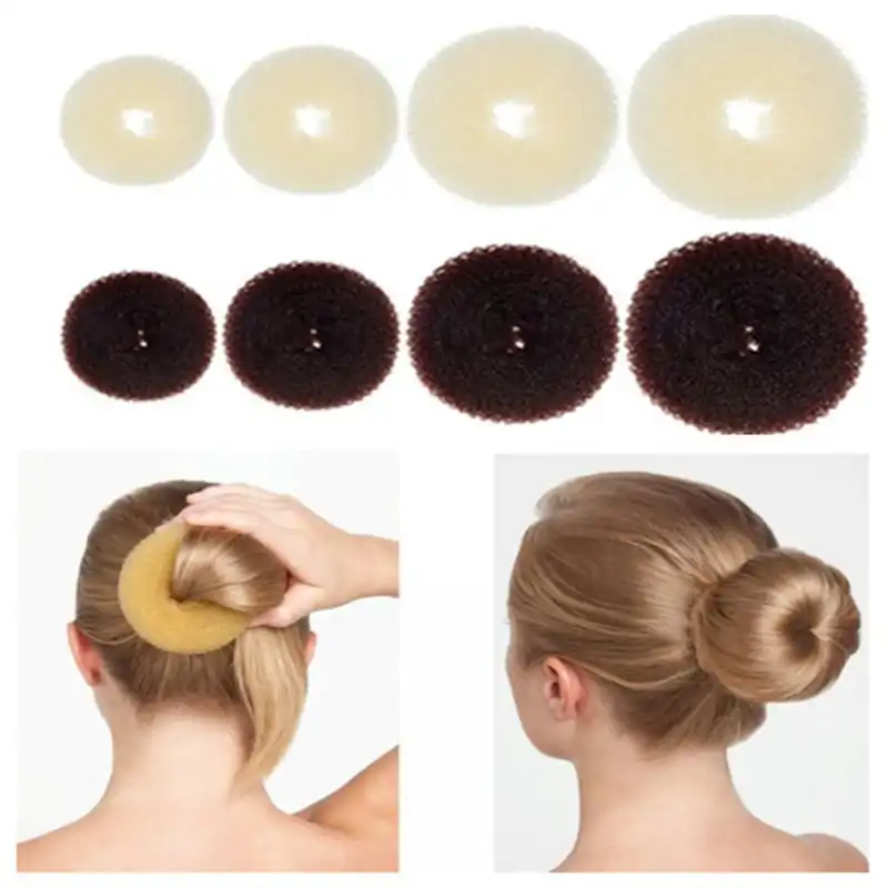 Hair Bun Maker Donut Magic Foam Sponge Easy Big Ring Hair Styling