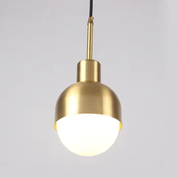 

Modern Gold Metal Pendant Light Fixture Brass Hanging Suspension Light For Living Room Cafe Restaurant Bar Pendant Lighting H113