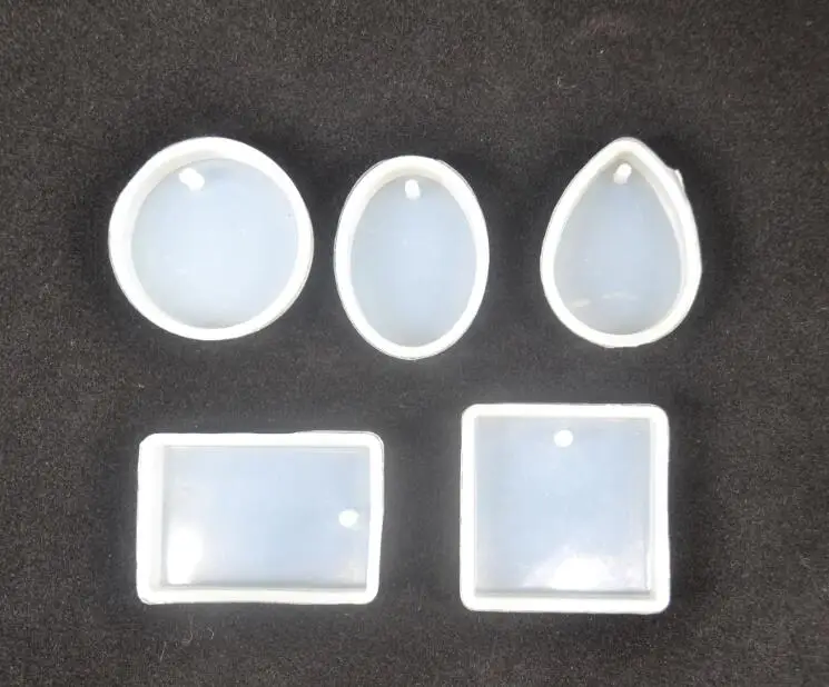 

5 style for choose Mold Resin Silicone Mould handmade DIY Jewelry Making epoxy resin molds Square Round Oval rectangle drop