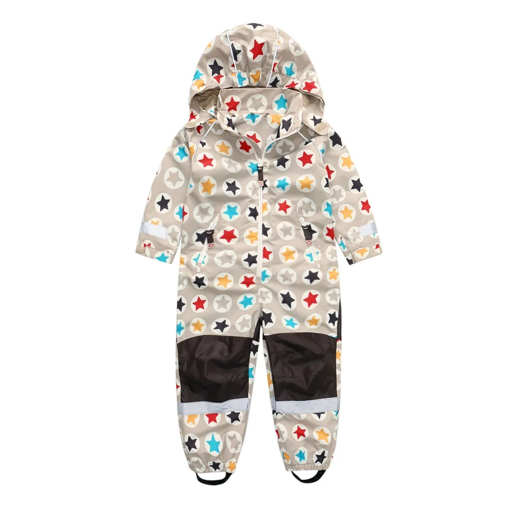 Spring and autumn outdoor children's jumpsuit jacket, boy and girl spring and autumn jumpsuit windproof and waterproof,4 styles