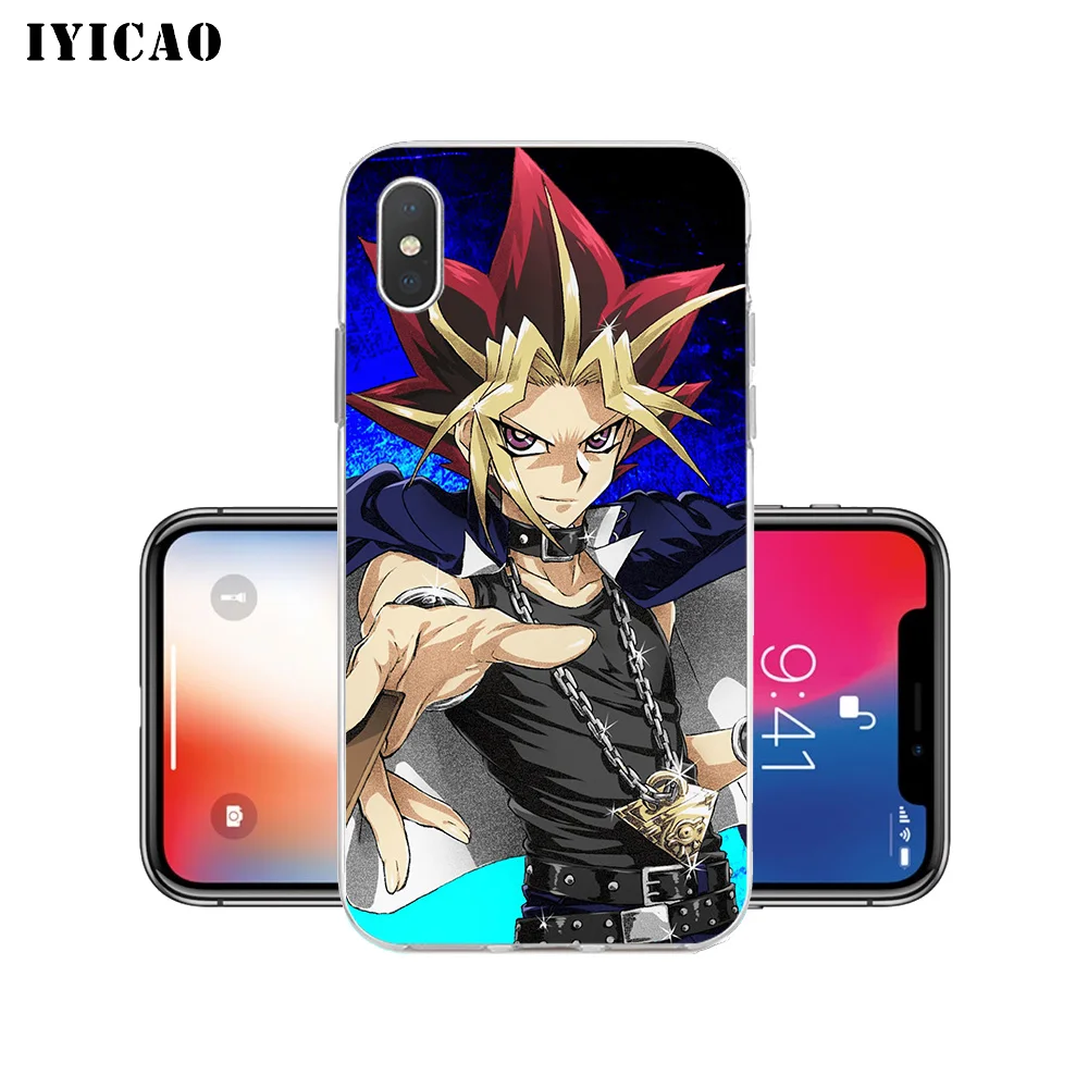 IYICAO Yu Gi Oh юги Муто Мягкий силиконовый чехол для телефона iPhone X XR XS MAX 6 6s 7 8 Plus 5 5S SE TPU