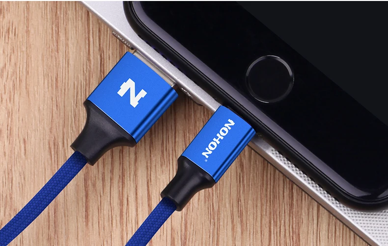 Nohon Cable For iPhone X 8 8 Plus 7 7Plus 6 6S 5S Plus iOS 11 10 9 8 iPad 8pin Fast Charger Data Sync Phone Cables For Lightning Details (11)