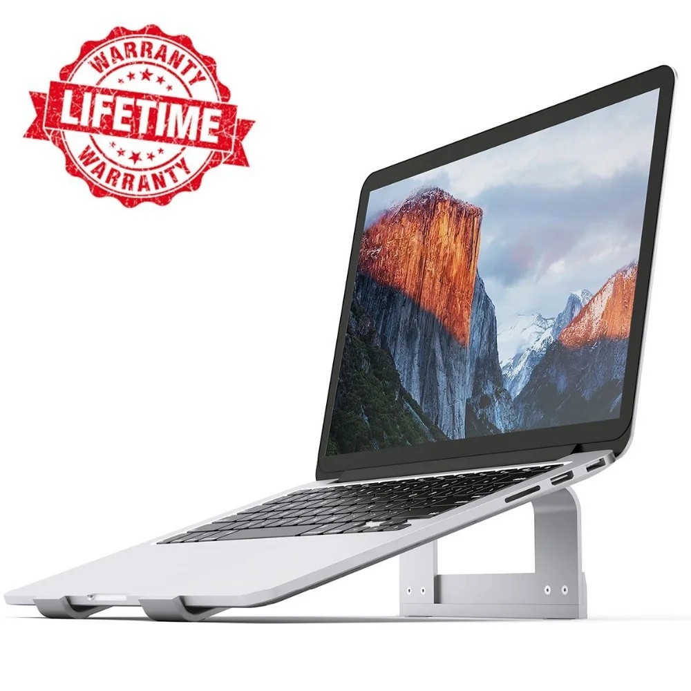 

Laptop Stand Holder for Mac MacBook with Ergonomic Slim Portable Heavy Duty Universal Design for 10-17 Inch Notebook PC Computer