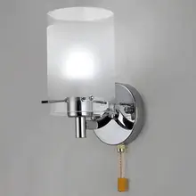 220 V светодиодный шнуровой выключатель настенный светильник Современный Водонепроницаемый прикроватные бра Гостиная Спальня светильник со шнуром проход коридор балкон свет