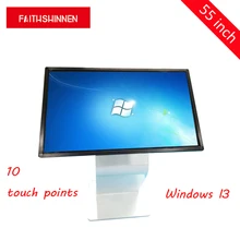 55 дюймов все в одном Windows I3 ЖК-дисплей киоск рекламный плеер цифровые вывески