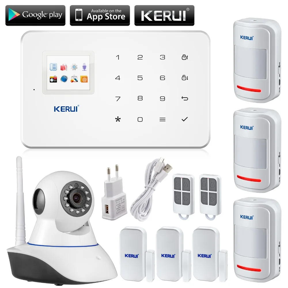 kerui g18 new lcd wireless gsm sms home security burglar kerui g18 new lcd wireless gsm sms home security burglar