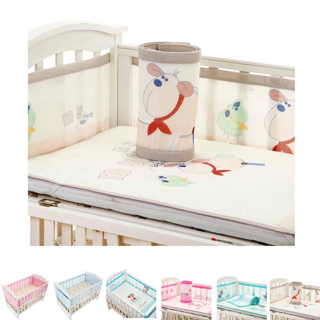 

2PCS Bumper protector Newborn Baby Room Decor safe protection for baby Infant Cradle Guard bumper infant bed Nursery bedding