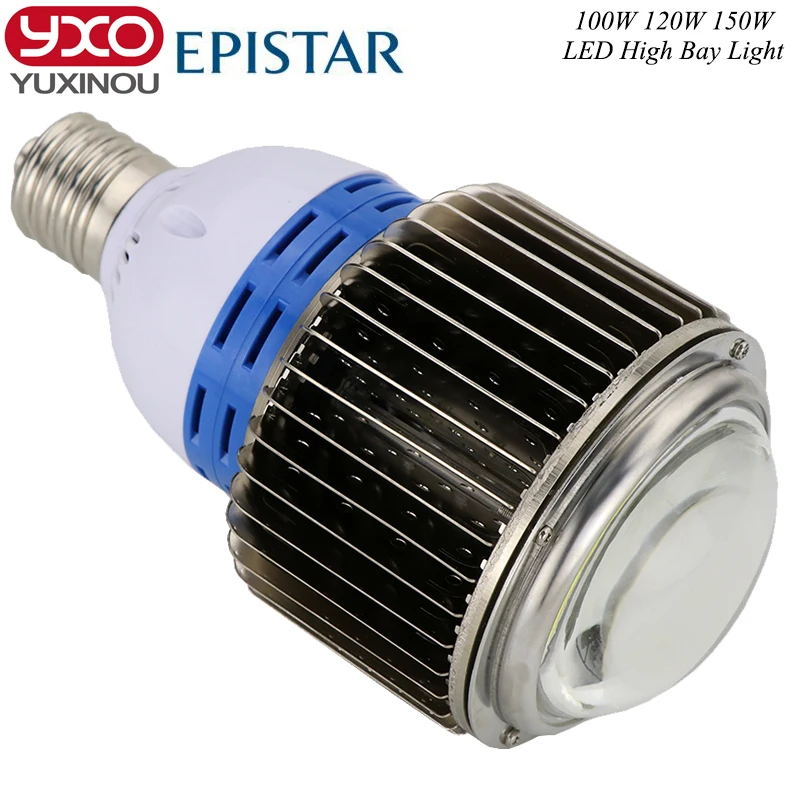 1pcs 100w 120w 150w Led Bulbs 220v e27 e40 base Dimmable Light Bulb Epistar LED Lamp Aluminium Plate corn | Освещение