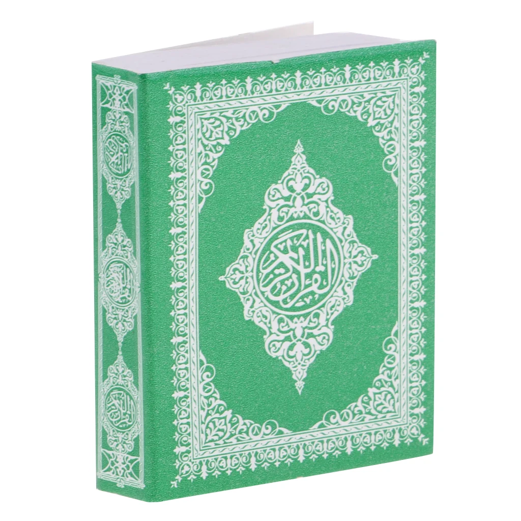 1/6 Exquisite Mini Chinese Language Holy Bible Book Dollhouse Miniatures Decoration for 12inch Dolls -Green Cover for Dollhouse