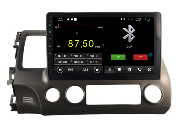 Clearance Elanmey top equipped 8 cores+4GB ram+64G rom android 8.1 car radio for HONDA Civic 2011 stereo WIFI Gps navigation multimedia 5