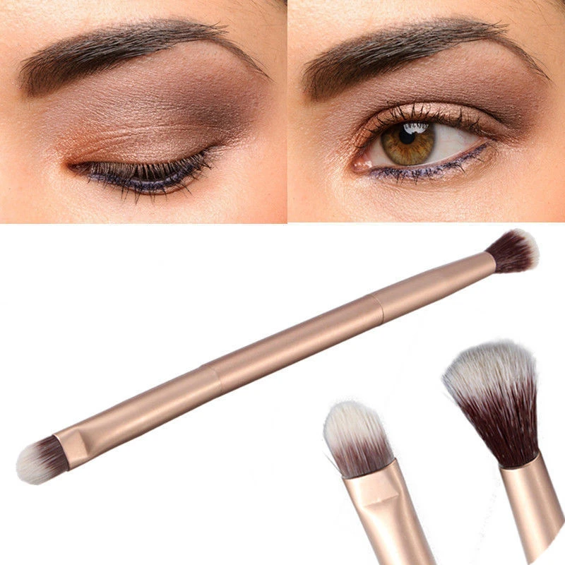 

2019 New Makeup Brushes Professional Foundation Sponge Powder Eyeshadow Brushes Blending Double-Ended Brush Applicator Pen