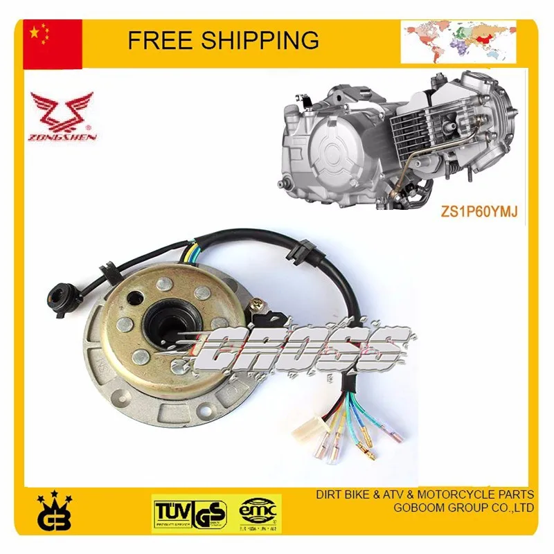 ZONGSHEN W155 150cc 155cc 160cc Двигатель статора ролик Магнето катушки DHZ HK160R xmotos piterspro KAYO BSE грязи питбайк запчасти