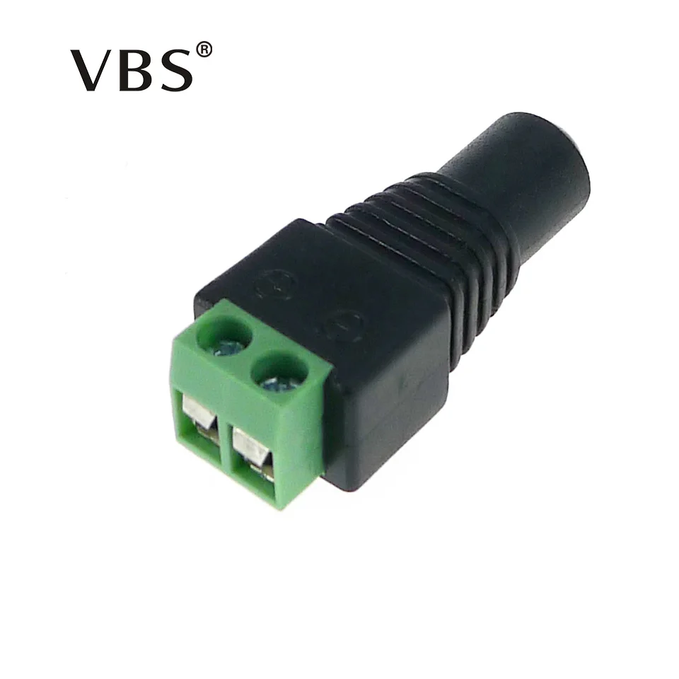 

10pcs/lot Female DC Connector Plug DC Female Adapter Plug Connector for CCTV Camera DVR Led Strips 5050/3528 single color