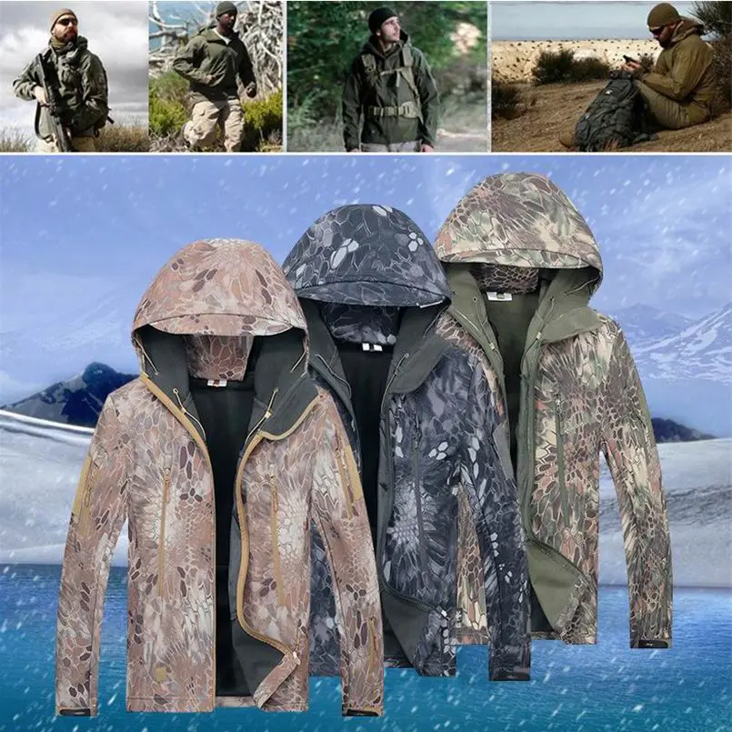 TAD тактическая Экипировка мягкая оболочка уличная куртка Высокое качество Мужская армейская Повседневная водонепроницаемая охотничья теплая одежда военная куртка для похода