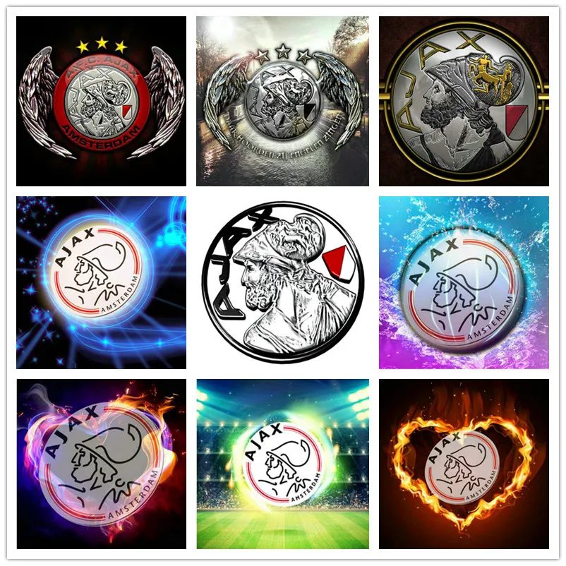 

New Arrival 5d diy diamond painting AJAX icon full square round drill PSV badge 3d diamond embroidery art diamond mosaic kit