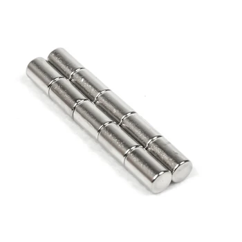 

U-JOVAN 5pcs 6 x 10 mm Small Round Super Strong Magnet Rare Earth Permanent Art Craft Neodymium Magnets 6*10