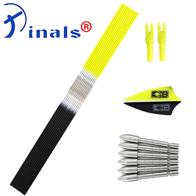 

Inals Archery Spine 500 600 700 800 900 30 Inch Carbon Arrows Shaft Vanes Broadheads Pin Nock Bow Longbow Hunting Shooting