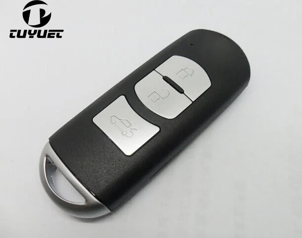 3 Buttons Mazda smart remote key shell  (5)-1