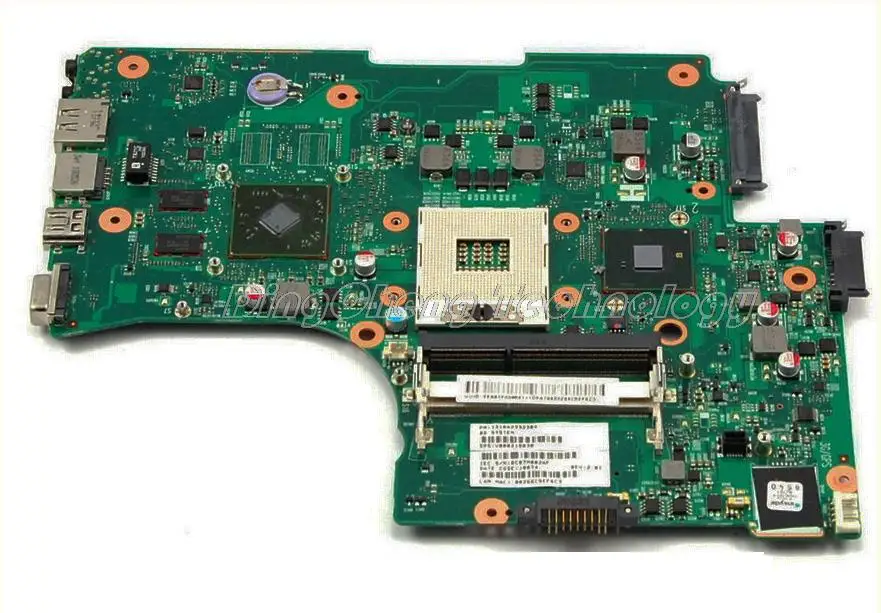La placa base de computadora portátil para Toshiba L650 L655 V000218130 6050A2332301-MB-A02 DDR3 no integrado tarjeta gráfica 100% probado La placa base de computadora portátil para Toshiba L650 L655 V000218130 6050A2332301-MB-A02 DDR3 no integrado tarjeta gráfica 100% probado