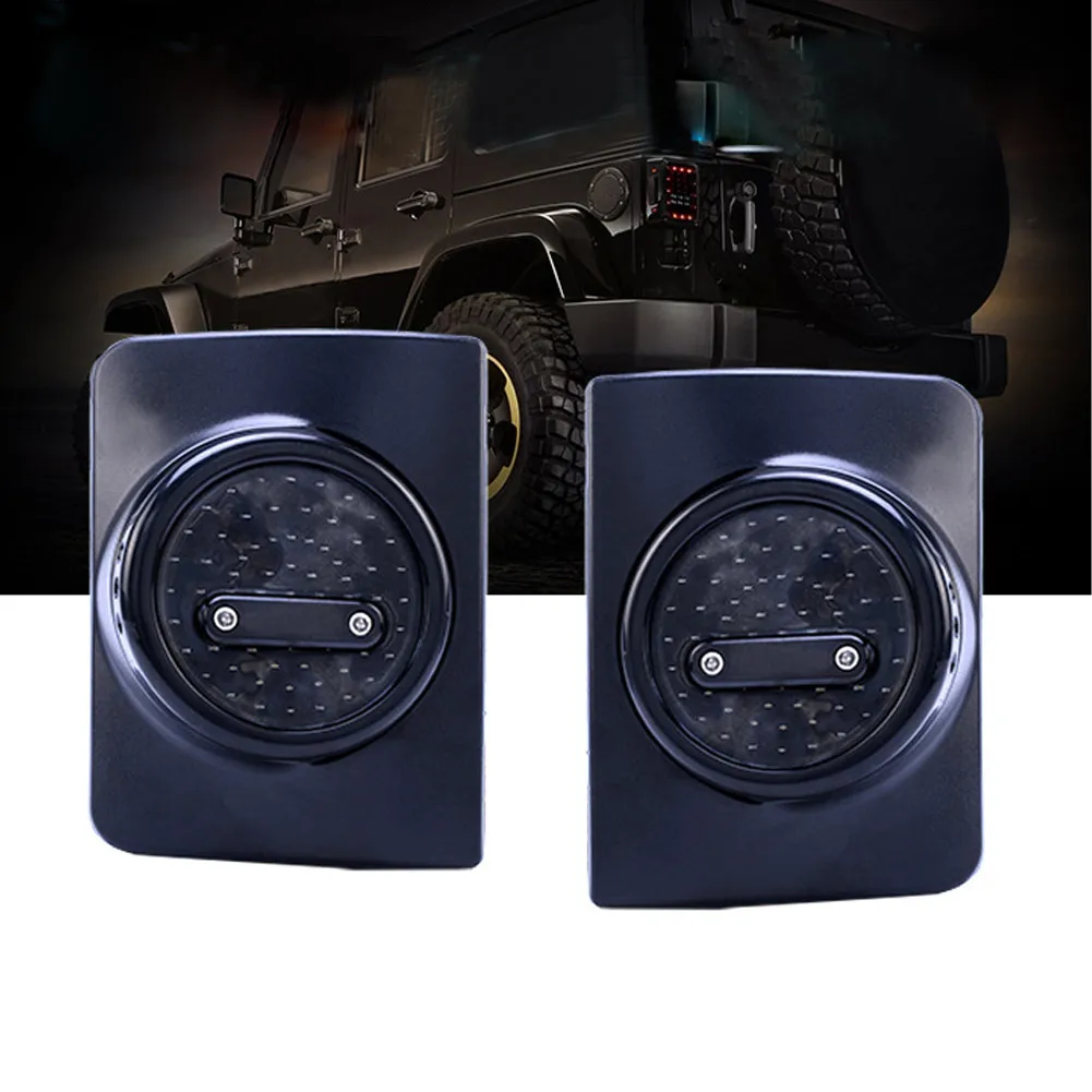 

Do Promotion! 12V 18W Simple installation New 2 Pcs LED Rear Tail Light Brake Lights for Jeep Wrangler JK JKU 88