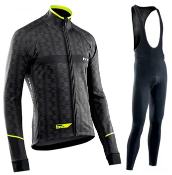 

NW 2020 Pro team Cycling Jersey Clothes Spring Northwave riding men's long sleeve suit Breathable outdoor bike MTB clothing set