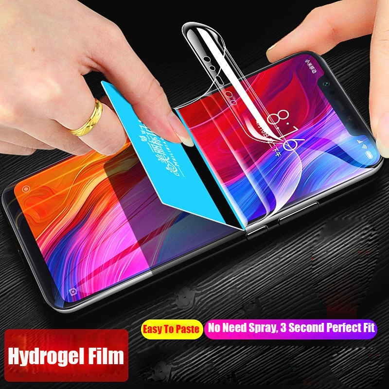 

3D Curved Soft Full Cover For Xiaomi Redmi Note 7 Redmi 7 6A On Redmi Note 6 5 Pro Mi 9 SE Mi8 Lite A2 Hydrogel Screen Protector