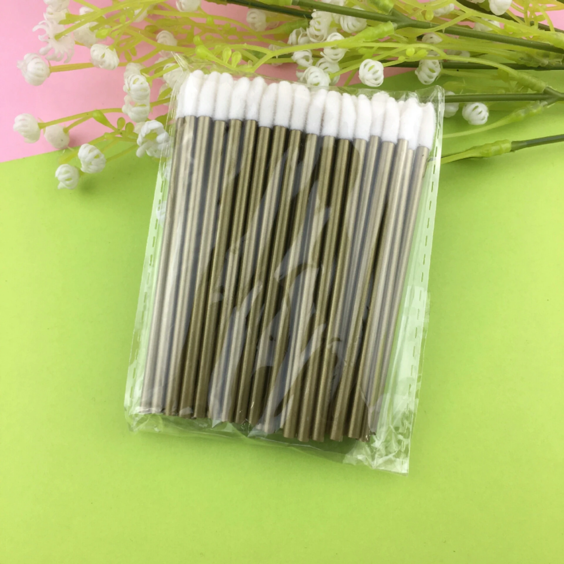 Disposable Lip Brush Makeup Brushes Pen Lipstick Mascara Lip Brushes Cleaning Cosmetic Brush 5/50 Pcs Makeup Applicators