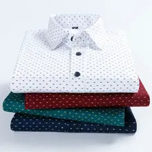 Высокое качество, хлопок, мужские рубашки с принтом, модные, нового размера плюс, 4XL, мужская, светская, с длинным рукавом, мягкая, умная, Повседневная рубашка