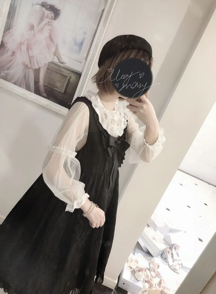 Blusas новые оригинальные легкие Весенние и товары первой необходимости для лета кружева с более чем ста наряды блузки в стиле «лолита»
