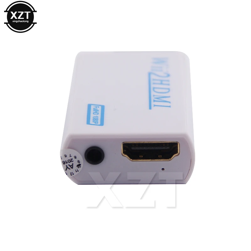 Для wii в HDMI конвертер адаптер Full HD 1080P wii 2HDMI конвертер 3,5 мм аудио для ПК HDTV монитор дисплей высокое качество