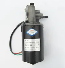 Motor del engranaje de gusano para el garaje, DC24V 50 rpm 80 kg. cm rosca a la izquierda versión, rolling shutter door Motor