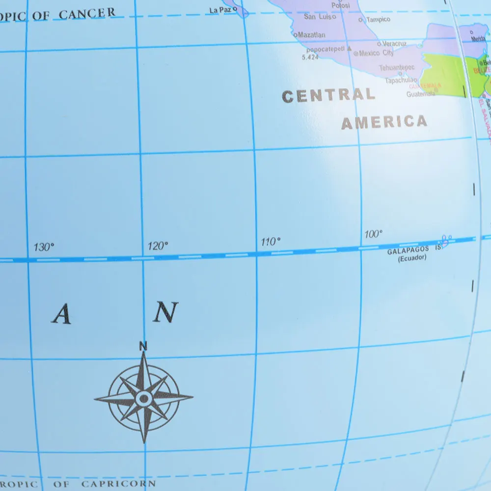  BOHS Large 26cm Inflatable English Earth Globe Tellurion Toy Ball Geography Science Teaching Aids G - 32308011922