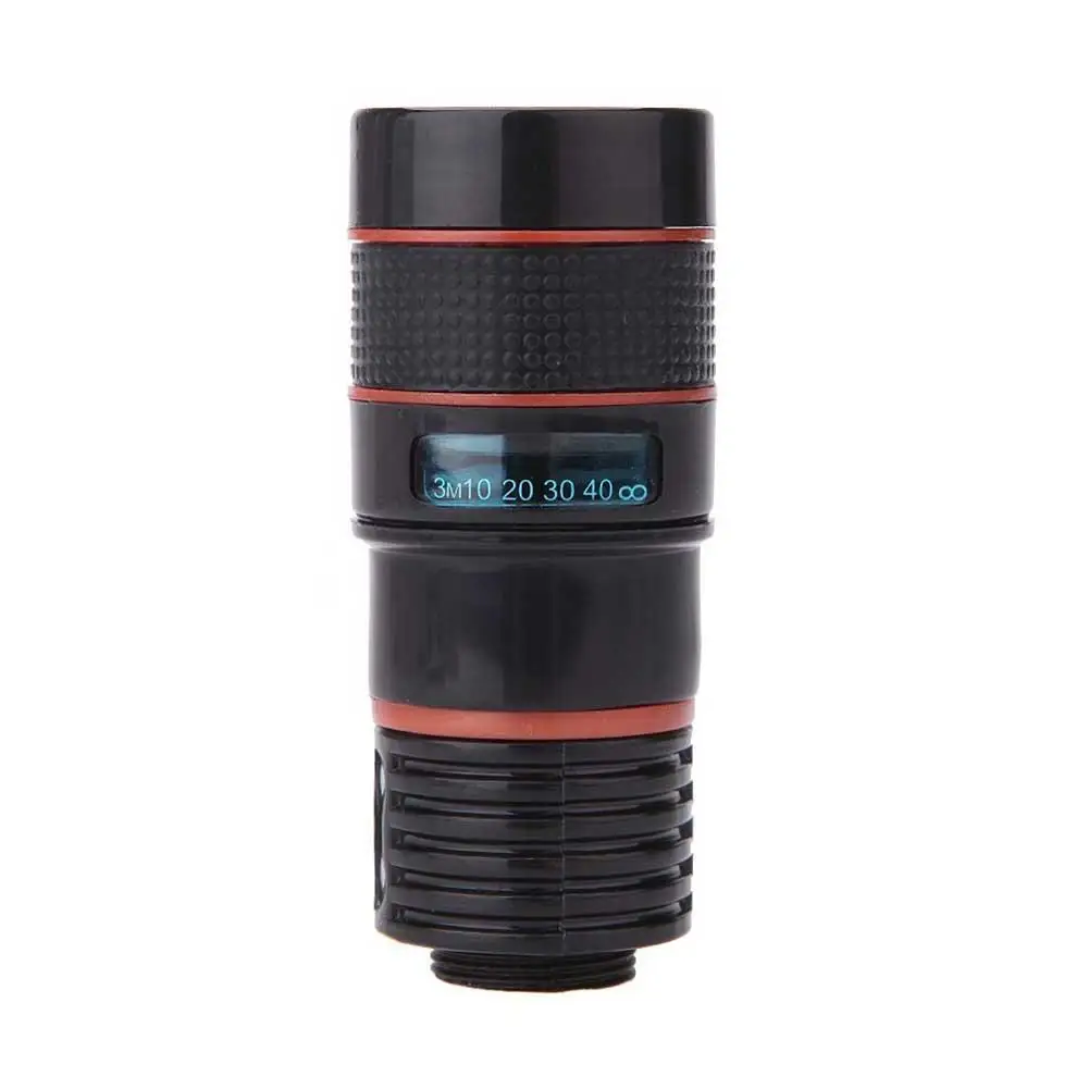 

8X Zoom Telescope Lens Binocular Photography For Cellphone SmartPhone Black