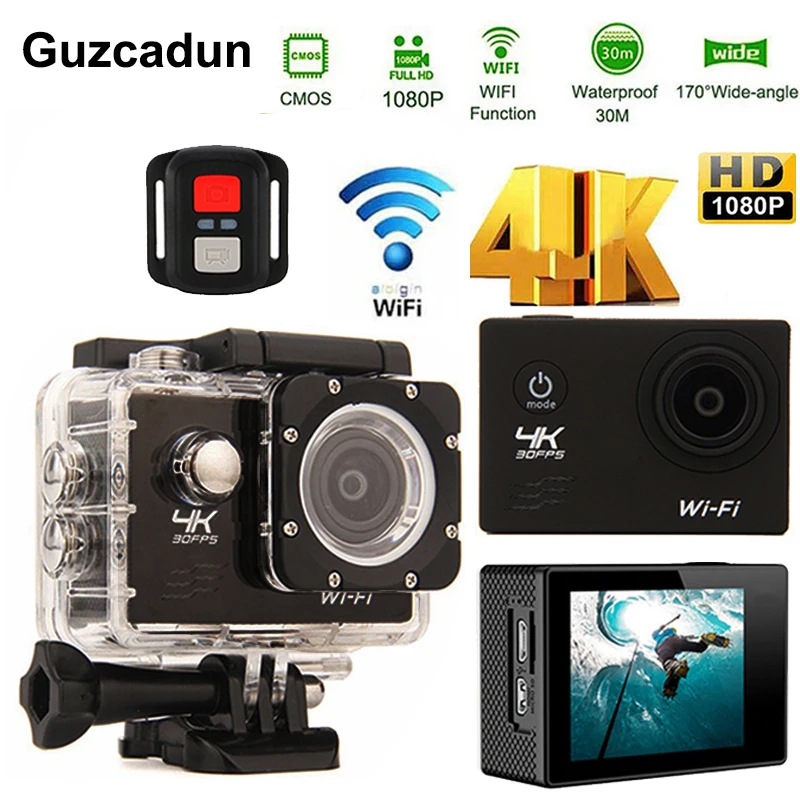 Спортивная экшн камера 4K Wi Fi 1080 дюйма P 60 кадров/с|action camera 4k|sport action 4kcamera 4k |