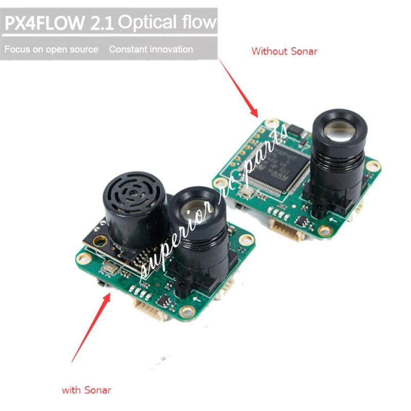 CUAV PX4FLOW 2,1 оптический датчик потока смарт-камера с MB1043 гидролокатором для PX4 PIXHAWK управление полетом FPV