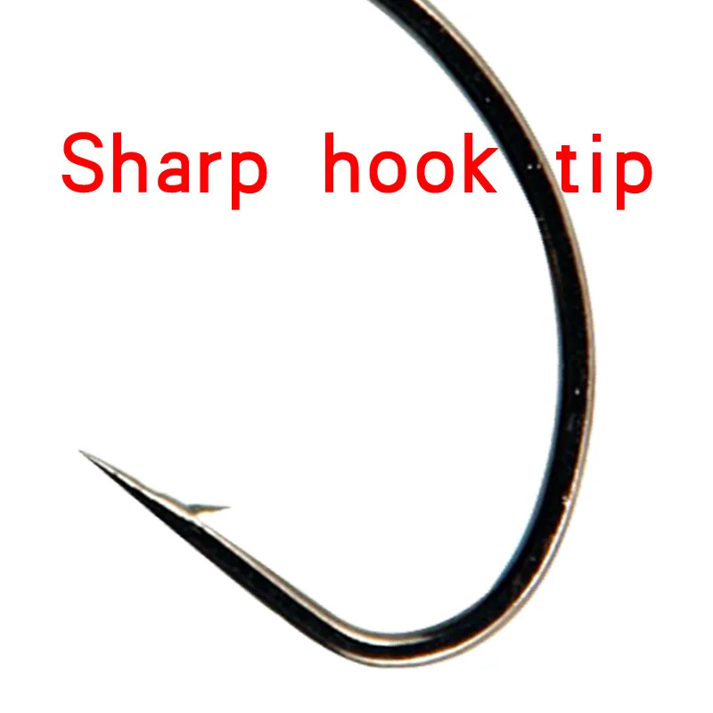 BaMMax Fishing hook High quality 10pcs 8# 4# 2/0 3/0 crank hook for Soft Worm Bait Crankbait Fishing Tackle accessories pesca BaMMax Fishing hook High quality 10pcs 8# 4# 2/0 3/0 crank hook for Soft Worm Bait Crankbait Fishing Tackle accessories pesca