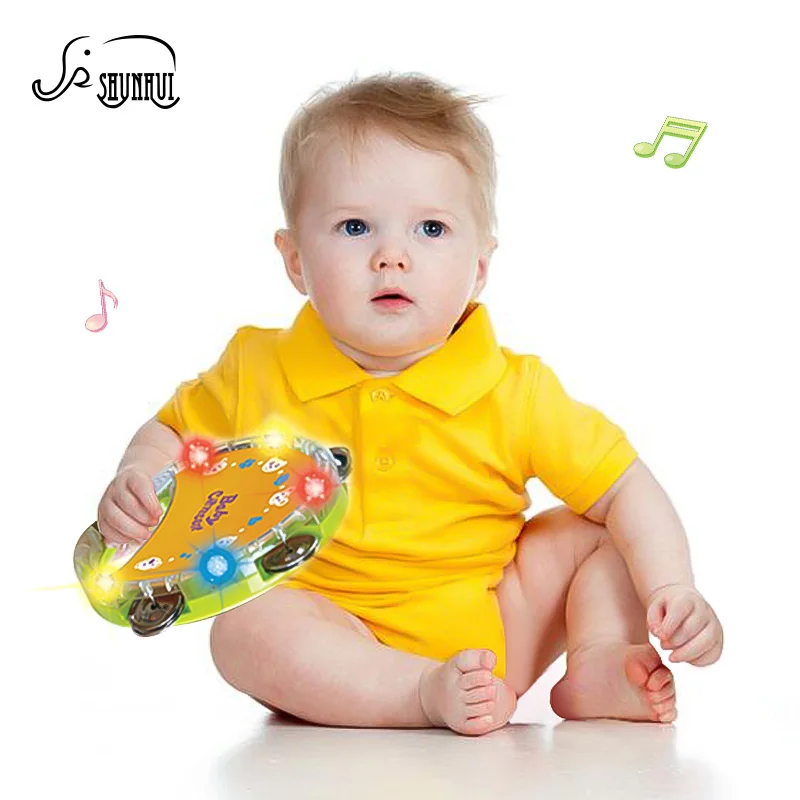SHUNHUI Baby Hand Bell Drum Toys font b Musical b font font b Instrument b font
