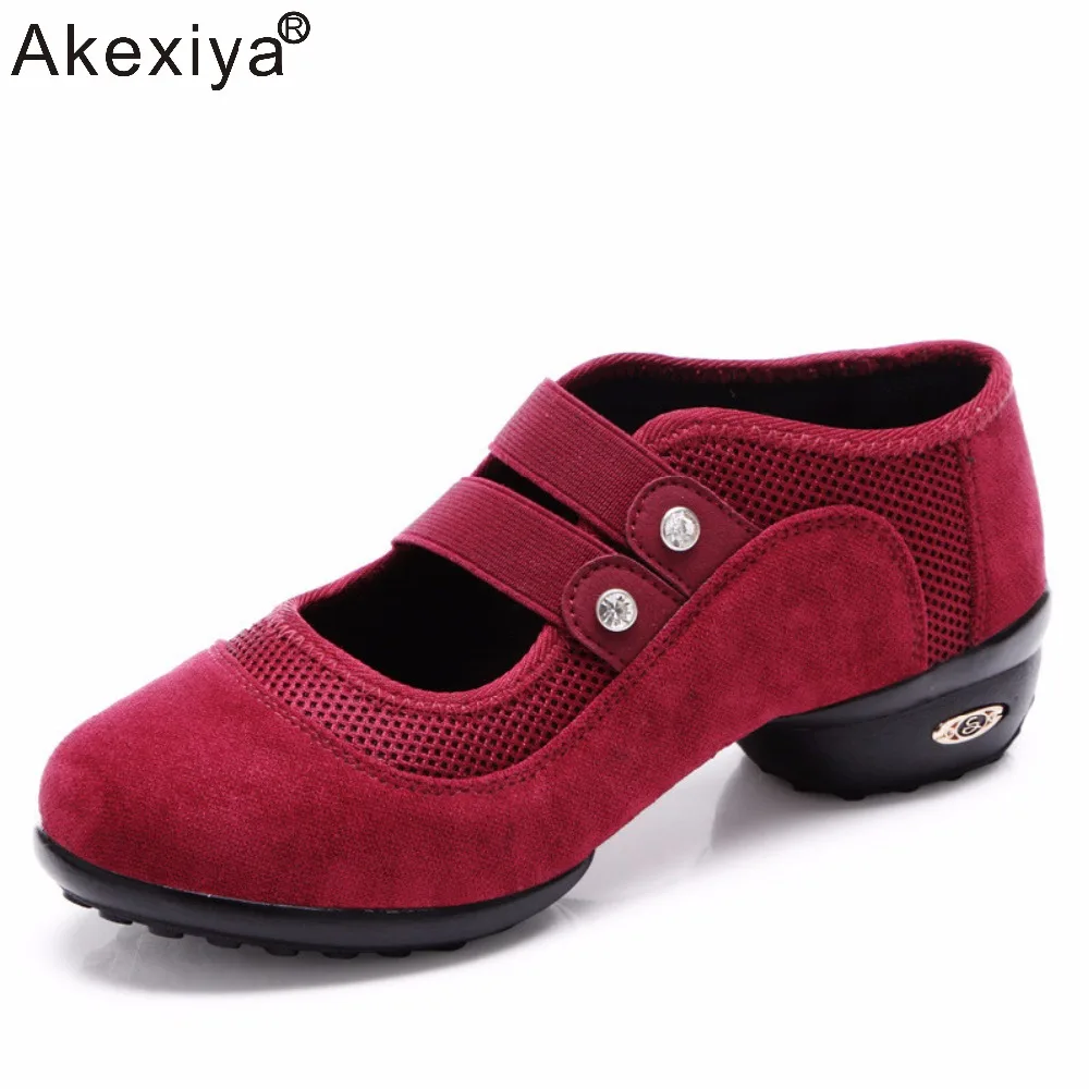 red dance sneakers