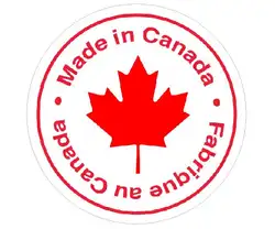 25 мм Сделано в Канаде самоклеящаяся бумага этикетка наклейка, 10000 шт./лот, арт. FA34