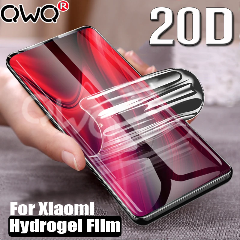 

20D Curved Screen Protector for Xiaomi mi 9 SE mi 8 lite Full Cover Hydrogel Film for Xiaomi MI 9T A2 mix 3 2s A1 Front and Back