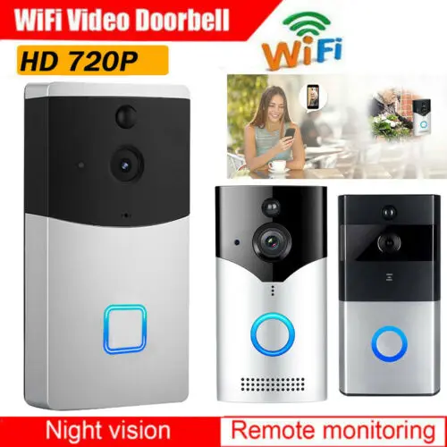 

LD01 Waterproof Smart Video Wireless WiFi Door Bell IR Visual Camera Night Vision Record Security System